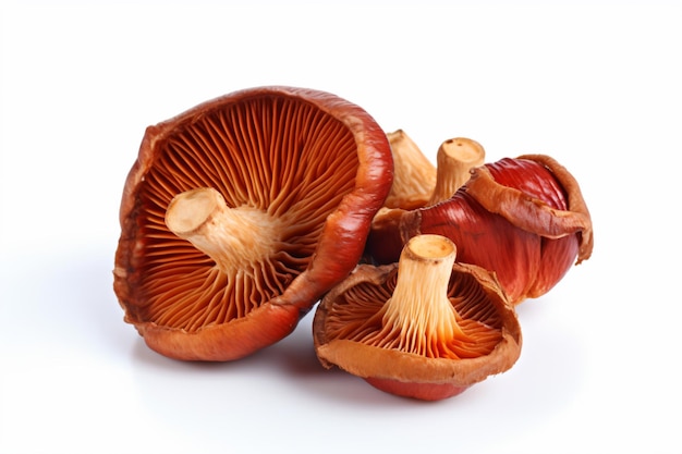 Un groupe de champignons qui sont sur une table