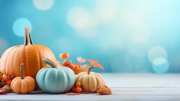 un groupe de courges et de citrouilles sont sur une table