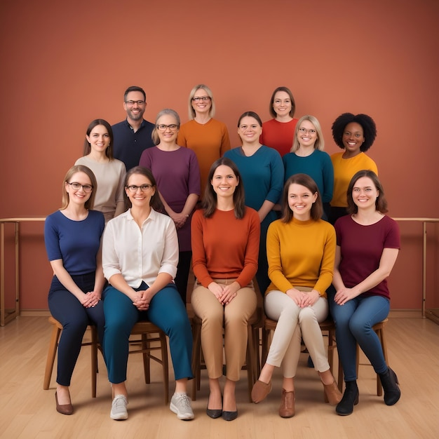 un groupe d'enseignants posent pour une photo ensemble