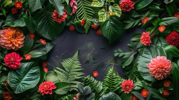 Un groupe de fleurs blanches entouré de feuilles vertes