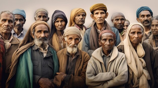 Un groupe d'hommes avec le mot darjeeling en bas.