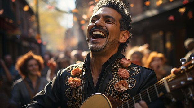 Un groupe de Mariachi se produit au Cinco De Wallpaper