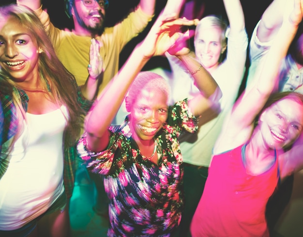 Groupe de personnes Concept de danse