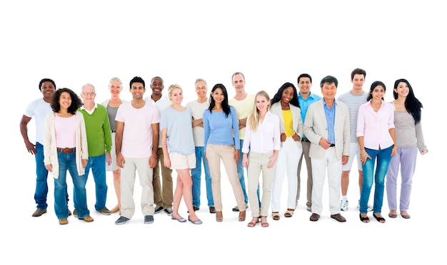 Un groupe de personnes diverses