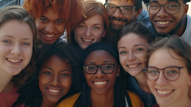 un groupe de personnes posant pour une photo avec les mots im a