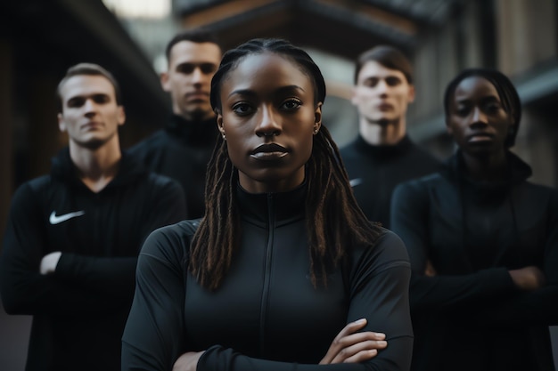 un groupe de personnes posant pour une photo