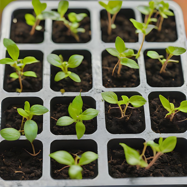 un groupe de plantes qui sont sur un fond blanc