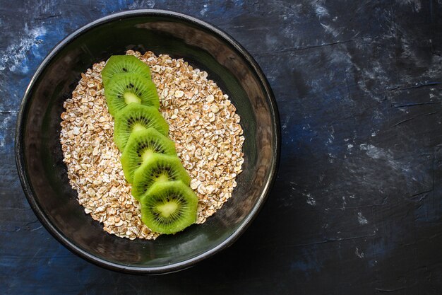 gruau, petit déjeuner délicieux et sain