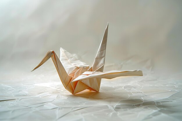 une grue à papier fabriquée par une grue au papier