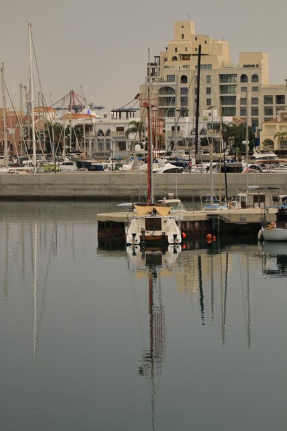 Photo des grues au port