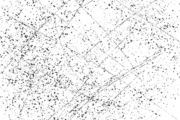 Grunge motif noir et blanc particules monochromes texture abstraite fond de fissures éraflures
