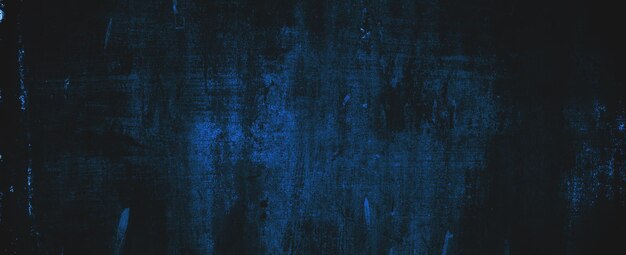 Grunge navy bleu foncé mur bleu effrayant texture de ciment noir ou bleu