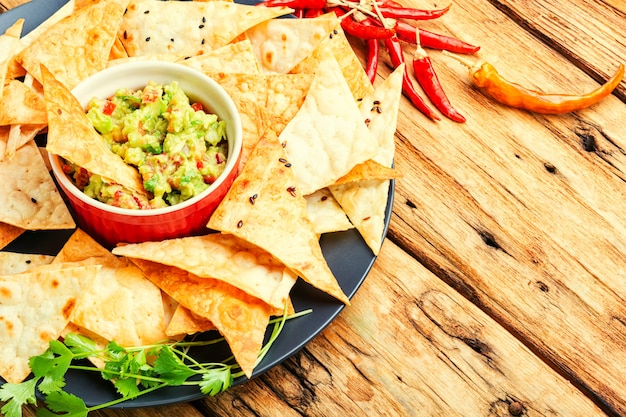 Guacamole aux frites