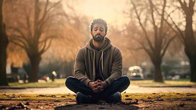 Guérir la sérénité Relever les défis de santé mentale grâce à la méditation