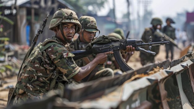 La guerre civile au Myanmar