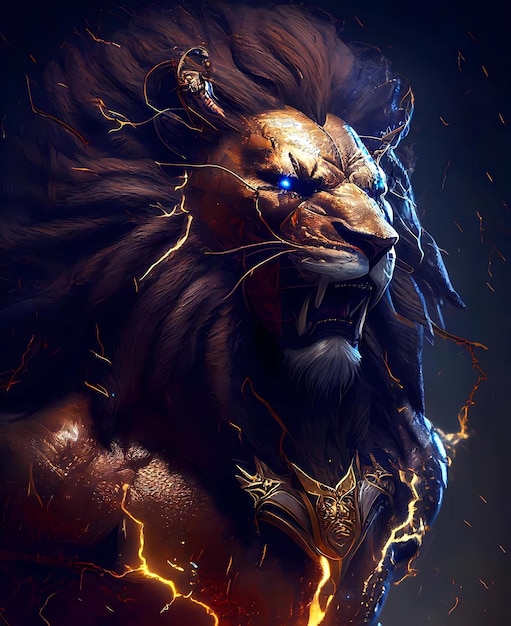 Le guerrier lion