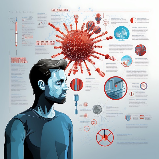 Guide illustré comparant les symptômes de diverses maladies et conditions médicales pour un diagnostic précis