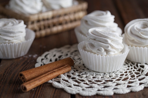 guimauves au zéphyr blanc dessert sucré