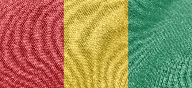 Guinée tissu drapeau coton matériel large drapeaux fond d'écran tissu coloré Guinée drapeau fond