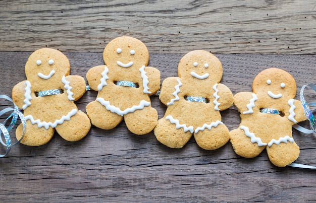 Guirlande de biscuits de pain d'épice