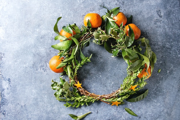 Guirlande de Noël aux mandarines