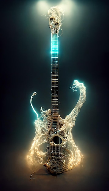 une guitare électrique cool