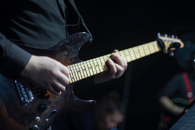 Guitare lors d'un concert