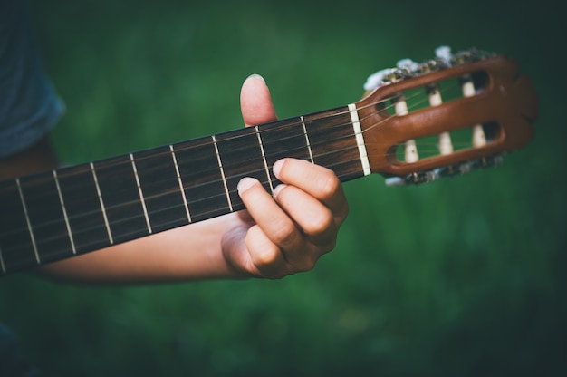 Guitare et nature Bonne ambiance