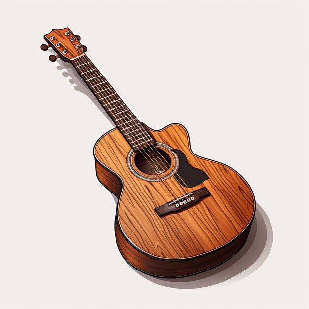 une guitare qui a le mot " quote " sur elle