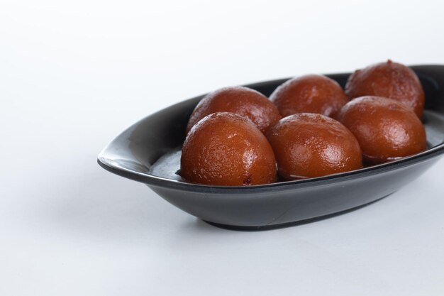 Gulab Jamun Gros plan Indien Doux