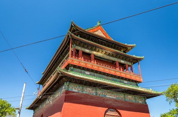 Gulou Ou Tour Du Tambour à Pékin - Chine