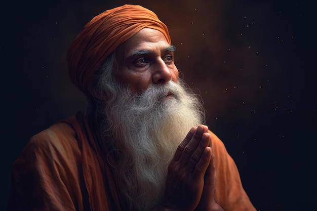 Photo guru purnima nimitta hardik shubhechha signifiant meilleurs voeux pour honorer la célébration guru purnima dédier aux enseignants spirituels et aux gourous révérence hommage la bonne voie à suivre