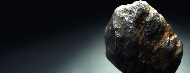 La hagendorfite est une pierre naturelle précieuse rare sur fond noir générée par l'IA.