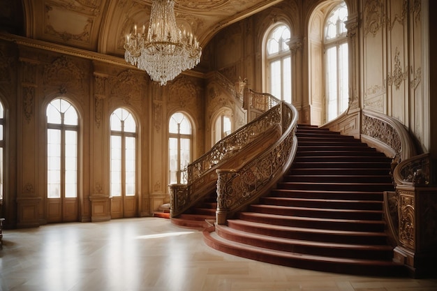 Hall d'escalier de luxe