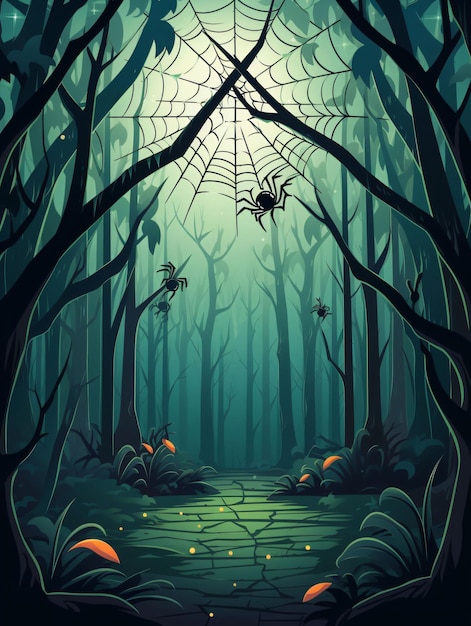 Halloween affiche d'Halloween vecteur conception de vecteur d'Halloween fond d'Halloween effrayant effrayant