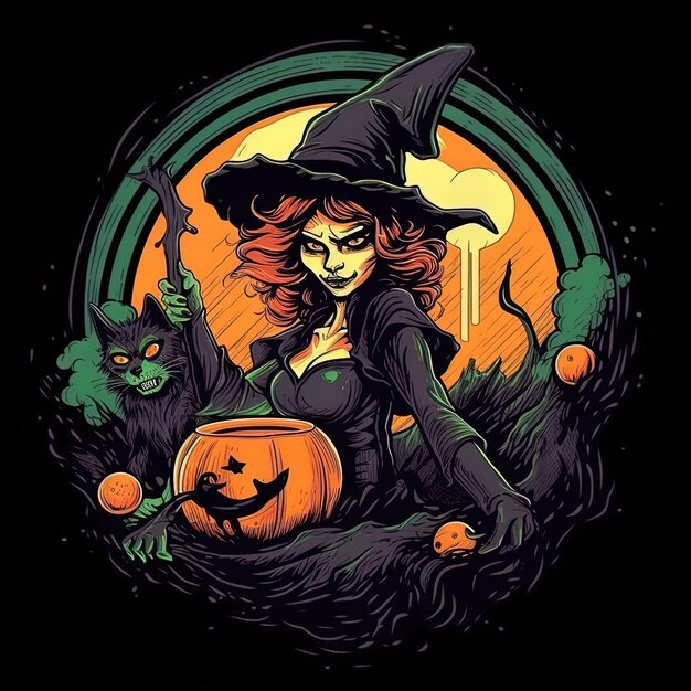 Halloween design bannière art Halloween heureux Halloween effrayant