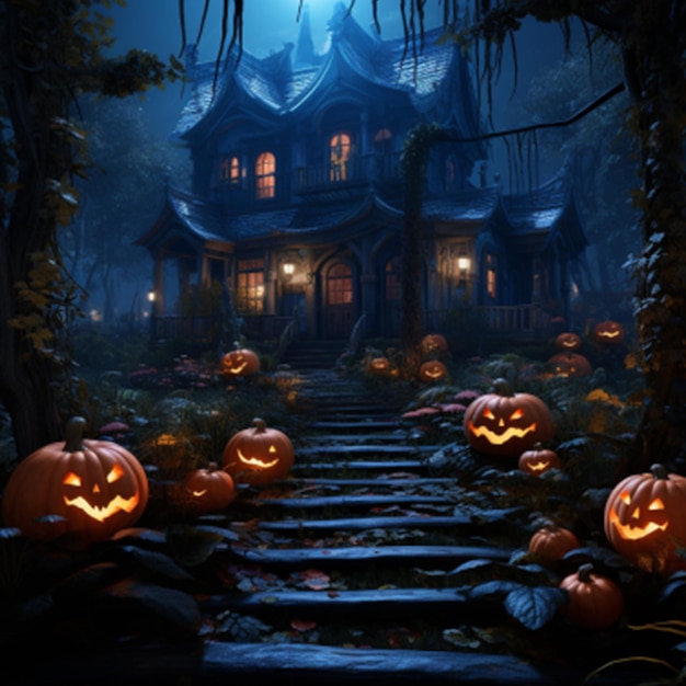 Halloween fond de nuit