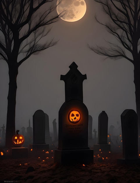 Halloween incroyable image de fond d'horreur effrayante