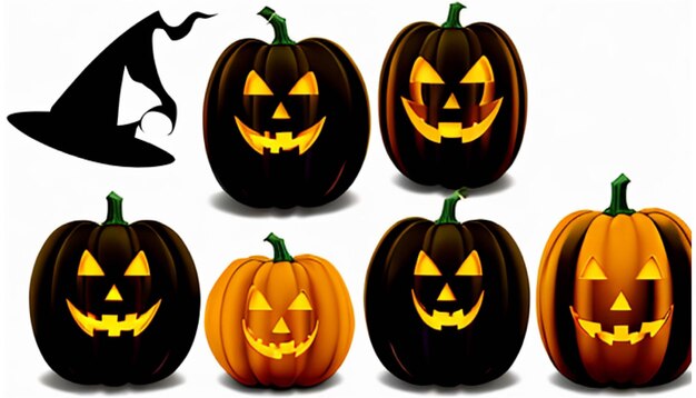 Halloween Pumpkin Burning PNG et PSD gratuits