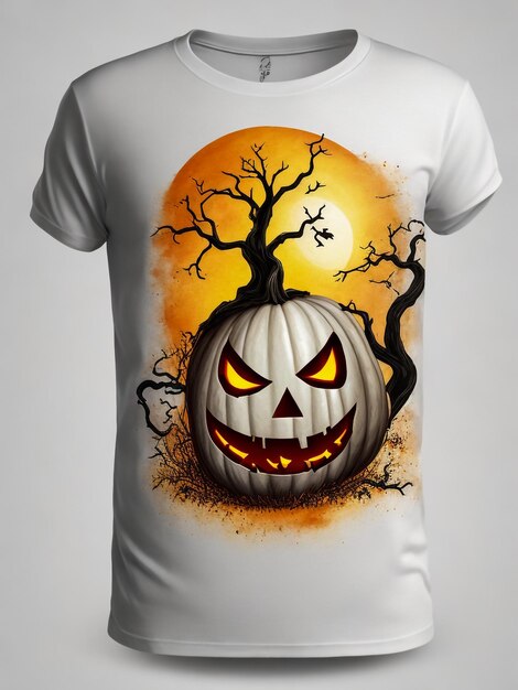 Photo halloween tshirt design halloween vector graphic halloween tshirt illustration cornes tête diable