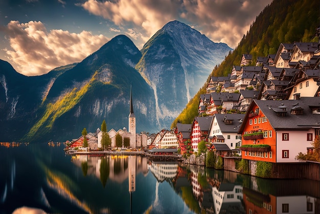 Hallstatt, une ville enchanteuse de la région autrichienne du Salzkammergut