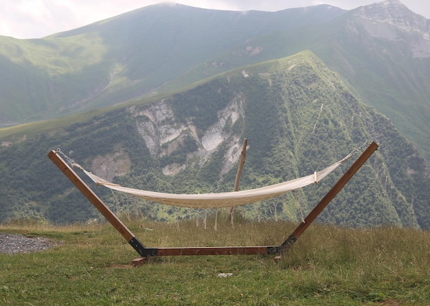 hamac au sommet de la montagne