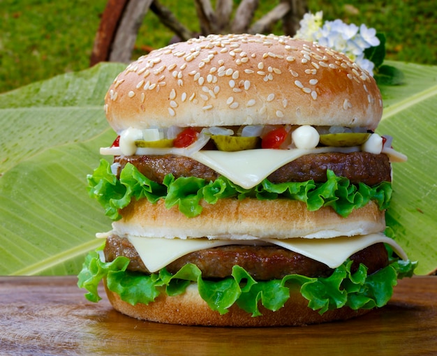 Hamburger gourmand