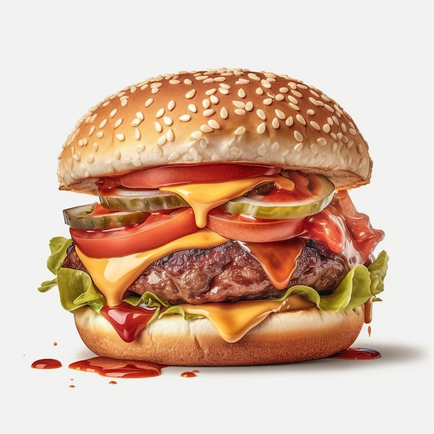 Un hamburger