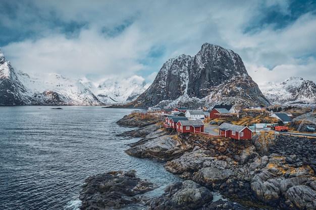 Hamnoy village de pêcheurs sur les îles Lofoten, Norvège