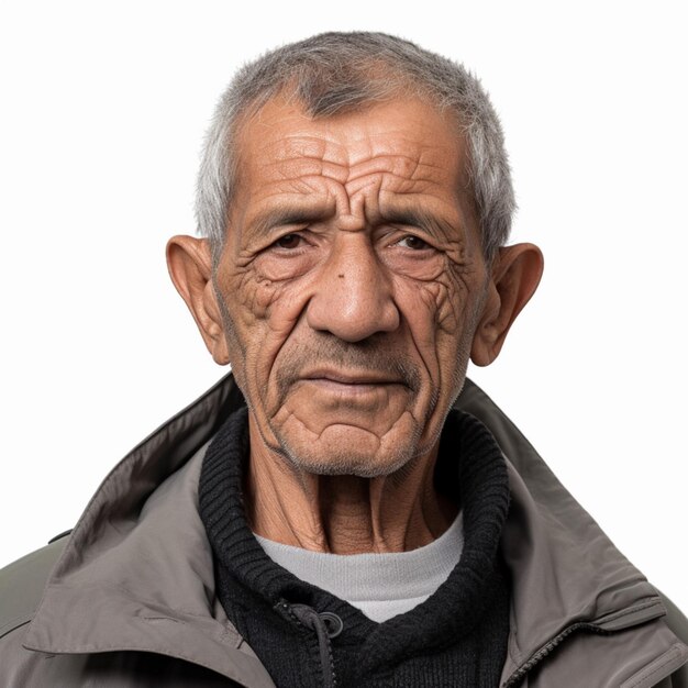 Hamoud Boualem avec un fond blanc de haute qualité