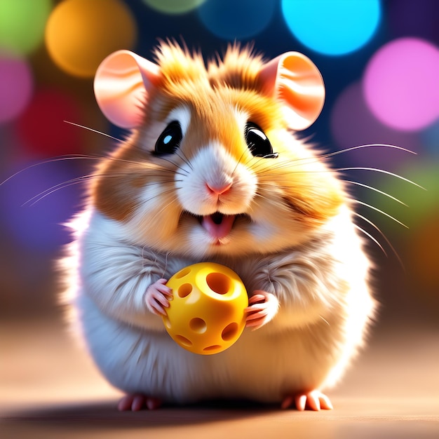 Le hamster mignon et adorable