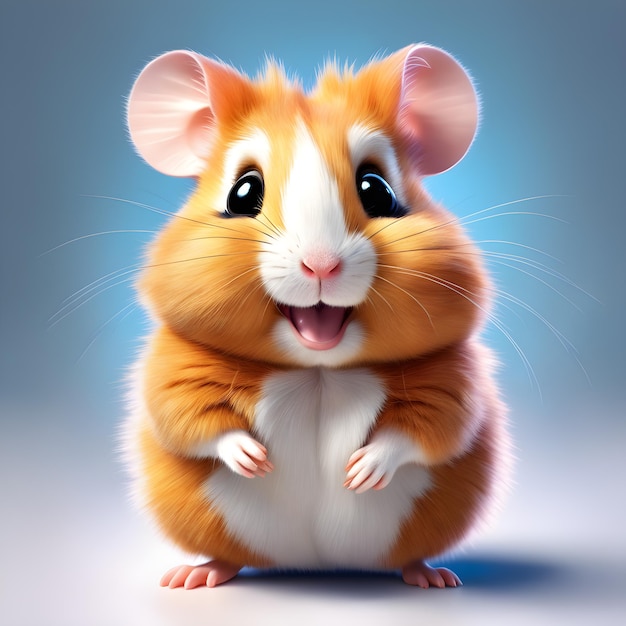 Le hamster mignon et adorable