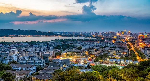 Hangzhou City Skyline Chine