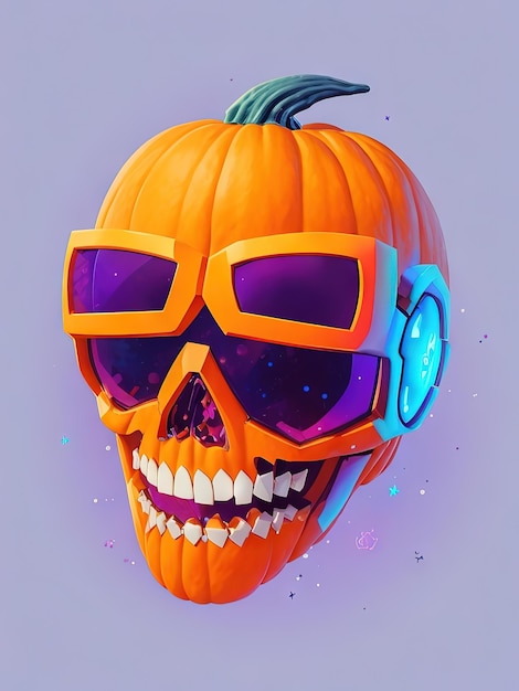Happy Halloween Mask Madness Crânes et citrouilles à gogo